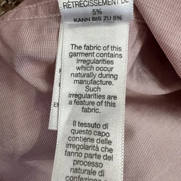 Paul Smith Shirt Mens 16 Pink Long‎ Sleeve Made in Italy Artist Stripe Cuffs